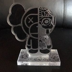 Kaws X Baby Milo X Bape custom statue